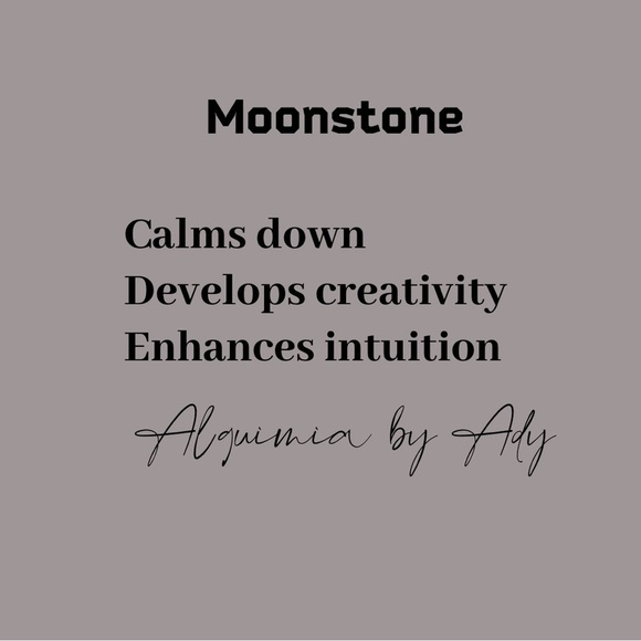 moonstone beaded bracelet /manifesting change new beginnings - Picture 4 of 5